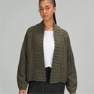 Lululemon Twin Rib Sweater Wrap